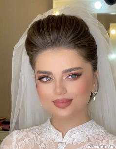میکاپ و شنیون شب عروسی